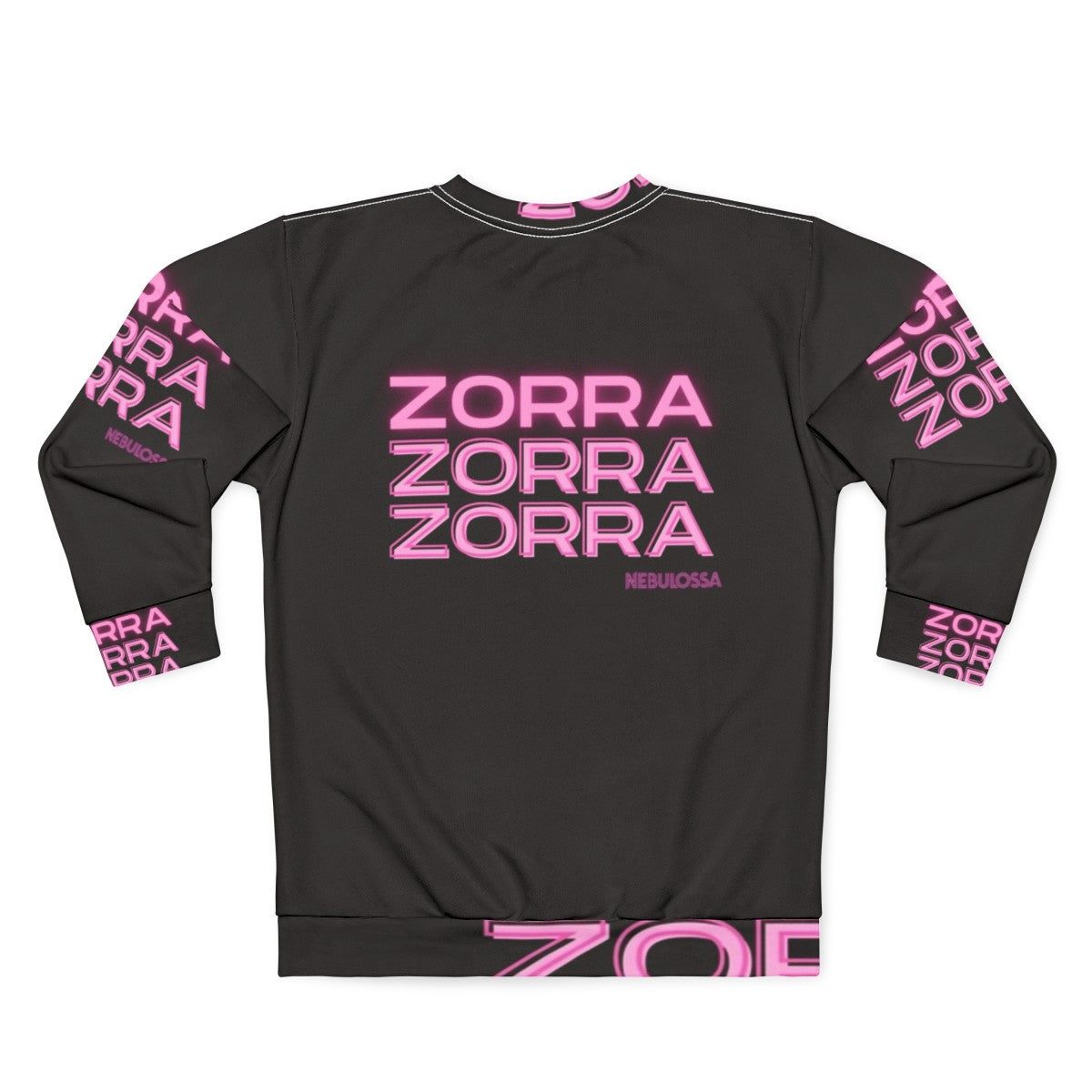 Zorra By Nebulossa Sweatshirt featuring Eurovision-inspired design - Back