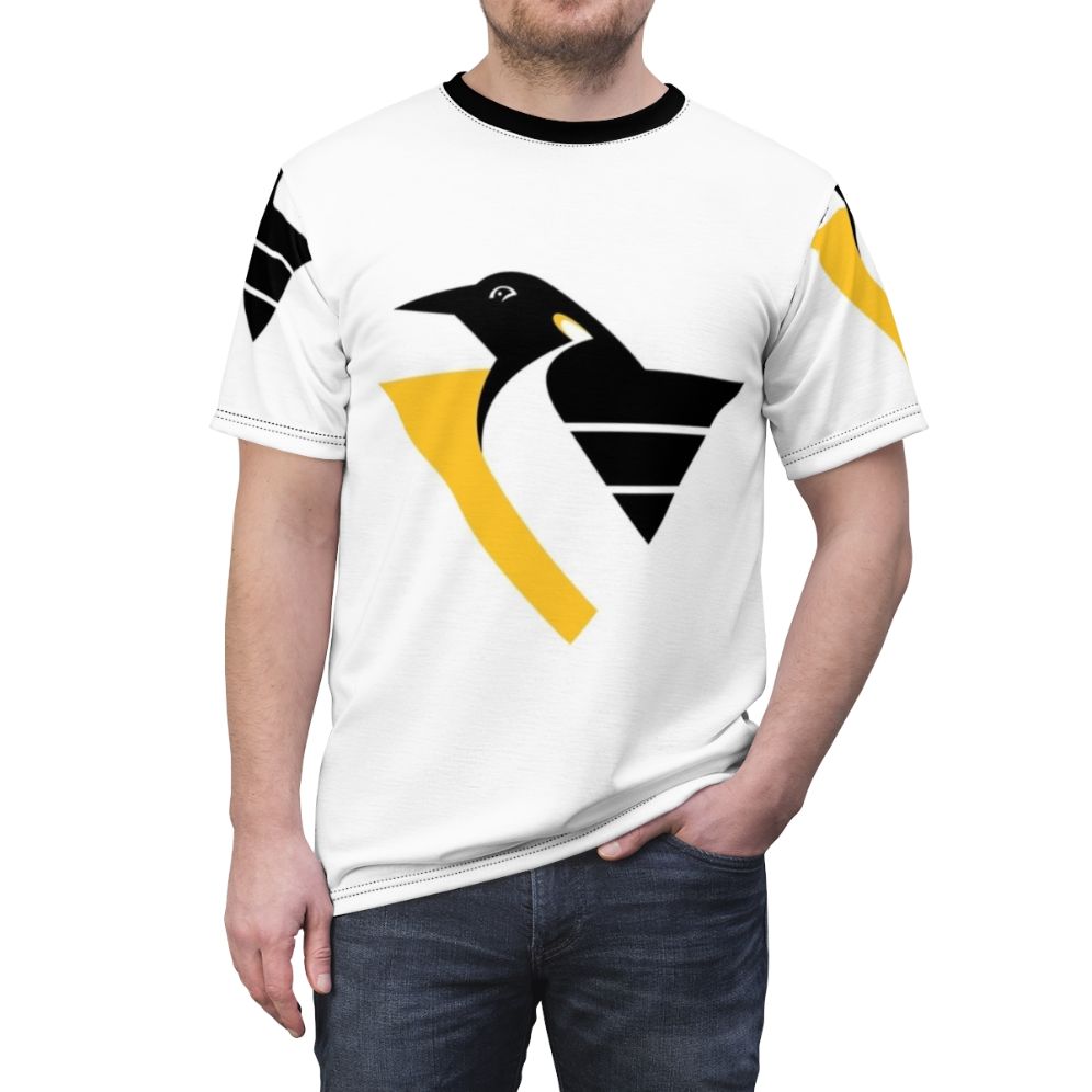 Steel City Sports Fans: Pittsburgh Penguins-Inspired T-shirt - men front