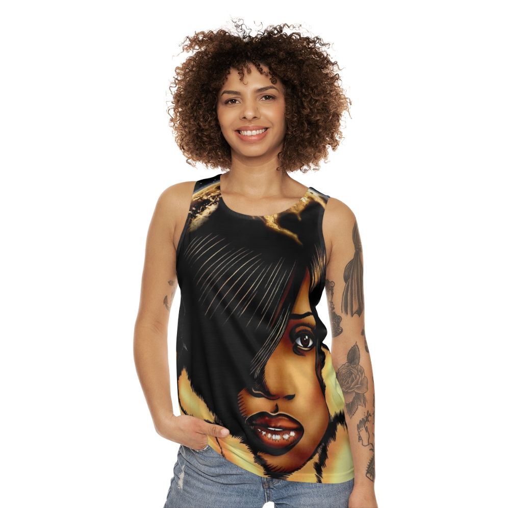 Missy Elliott 90s R&B Unisex Tank Top - women