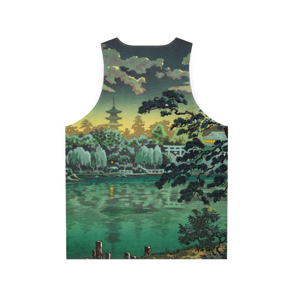 Tsuchiya Koitsu Ueno Shinobazu Pond Unisex Tank Top - Back