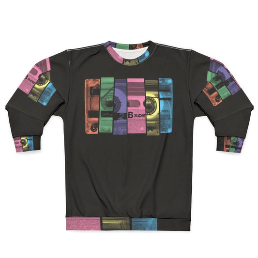 Retro mix tape sweatshirt