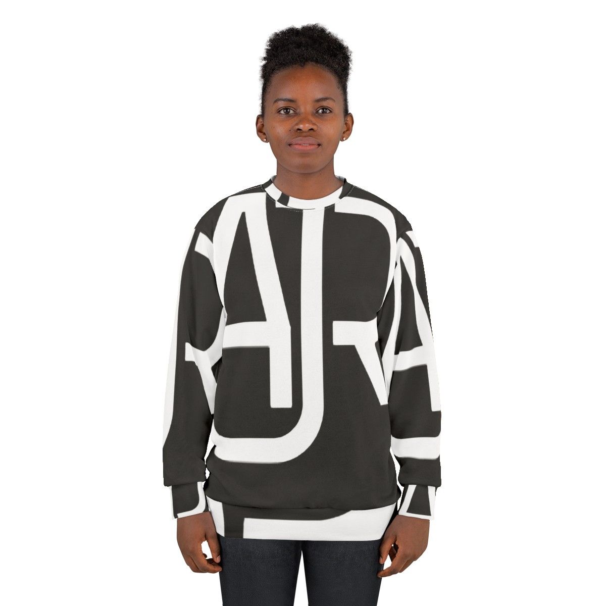 AJR White Logo Classic Sweatshirt - women