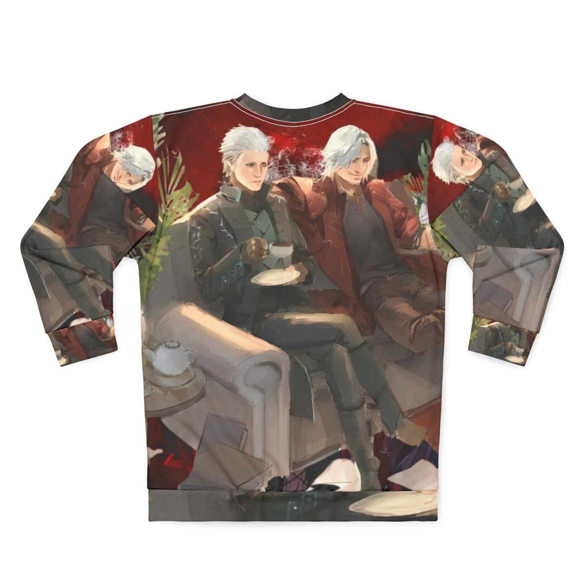 Devil May Cry 5 Anime Painting Sweatshirt - Back