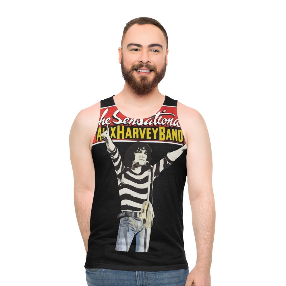 The Sensational Alex Harvey Band 1970s Unisex Tank Top - men