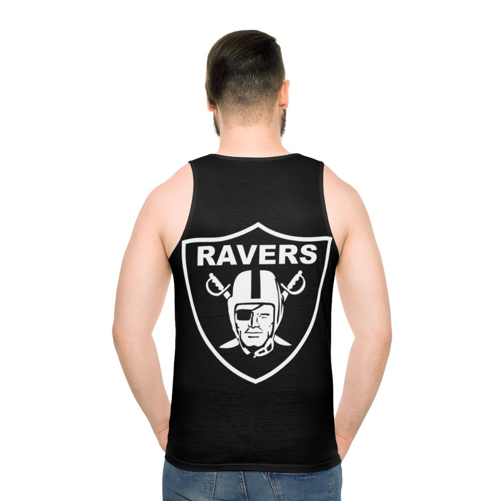 Rave DJ Music Festival Artists Unisex Tank Top - men back