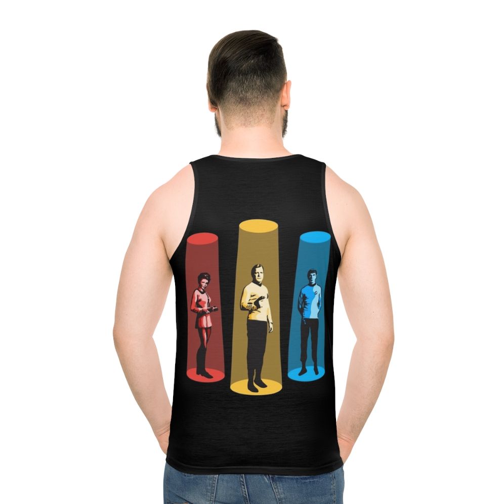 Unisex 'Beam Me Up Scotty' Star Trek Tank Top - men back