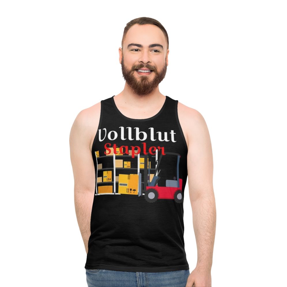 Thoroughbred Stacker Unisex Tank Top for Warehouse Workers - men