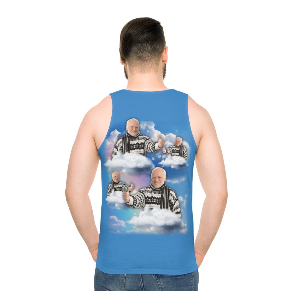 Harold' Unisex Tank Top - men back