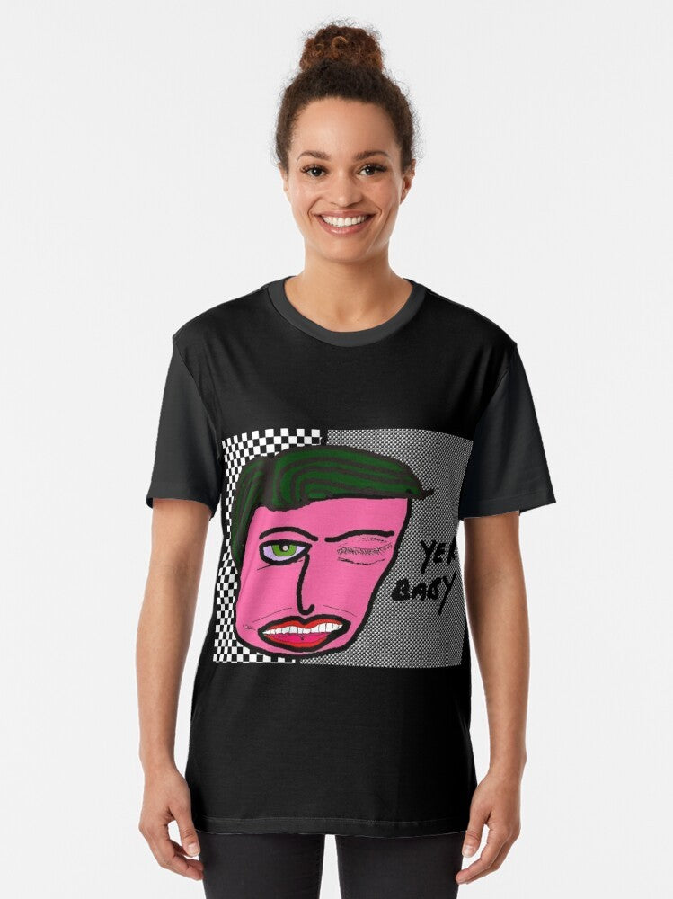 Ringo Starr pop art graphic tee featuring the "Yer Baby" meme design - Women