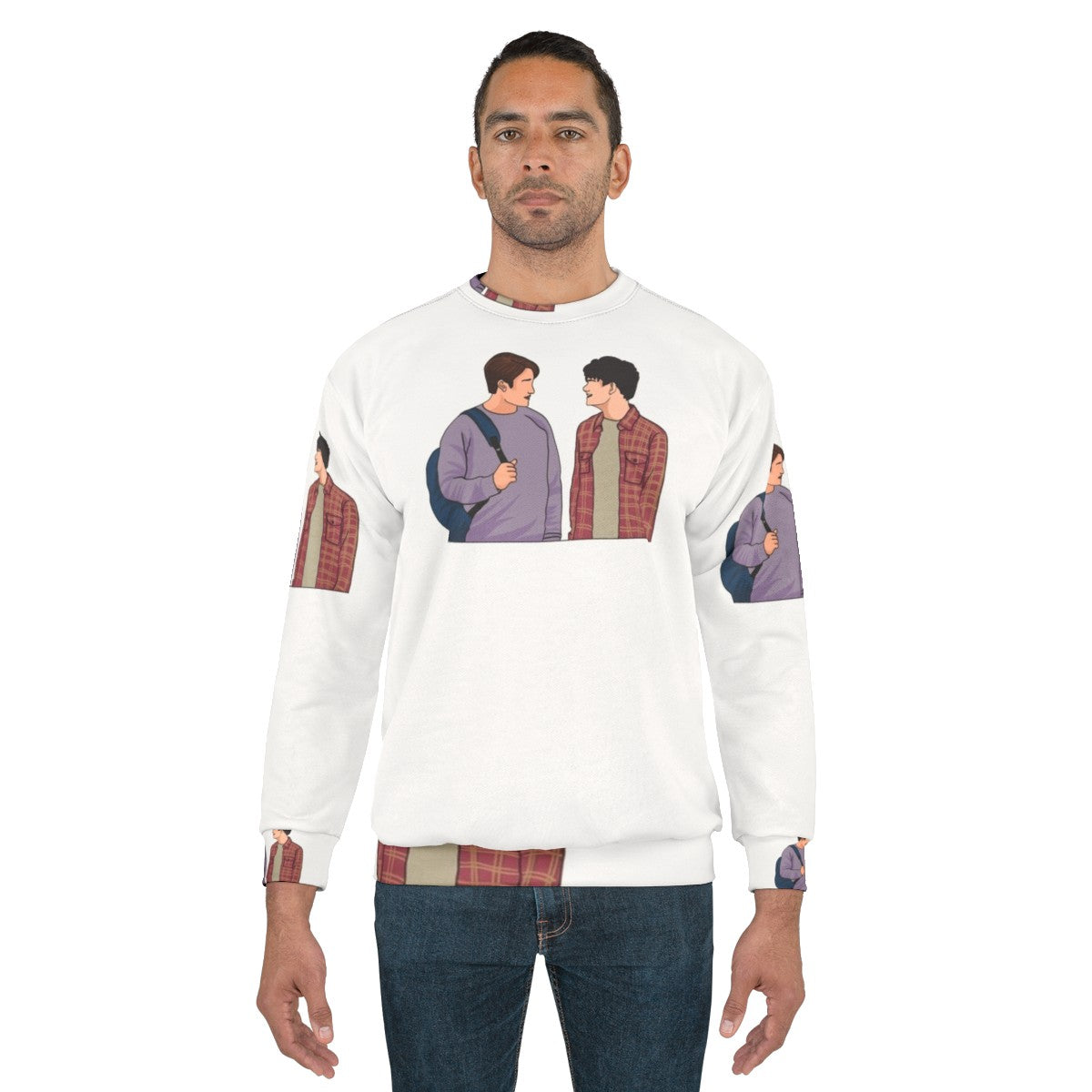 Heartstopper Nick and Charlie LGBT Series Sweatshirt - men