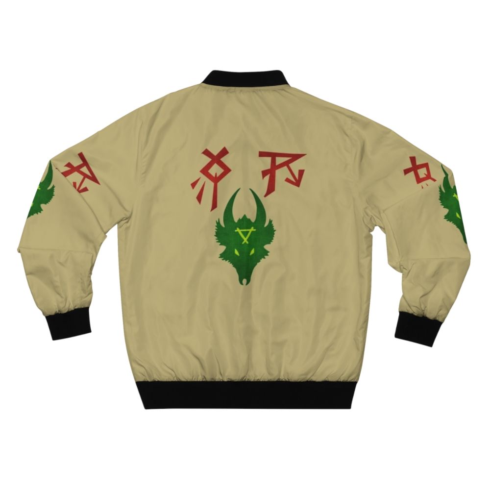 Skaven Clan Skryre Ikit Claw bomber jacket with faction symbol - Back