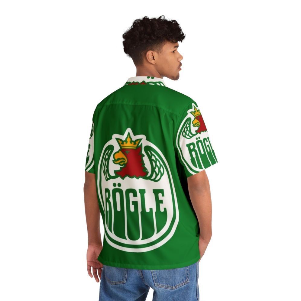 Rögle BK Hawaiian Shirt - Sports Fan Apparel for Ice Hockey Lovers - People Back