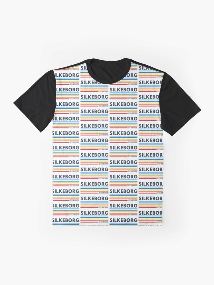 Silkeborg Denmark Graphic T-Shirt - Explore the Scandinavian Kingdom - Flat lay