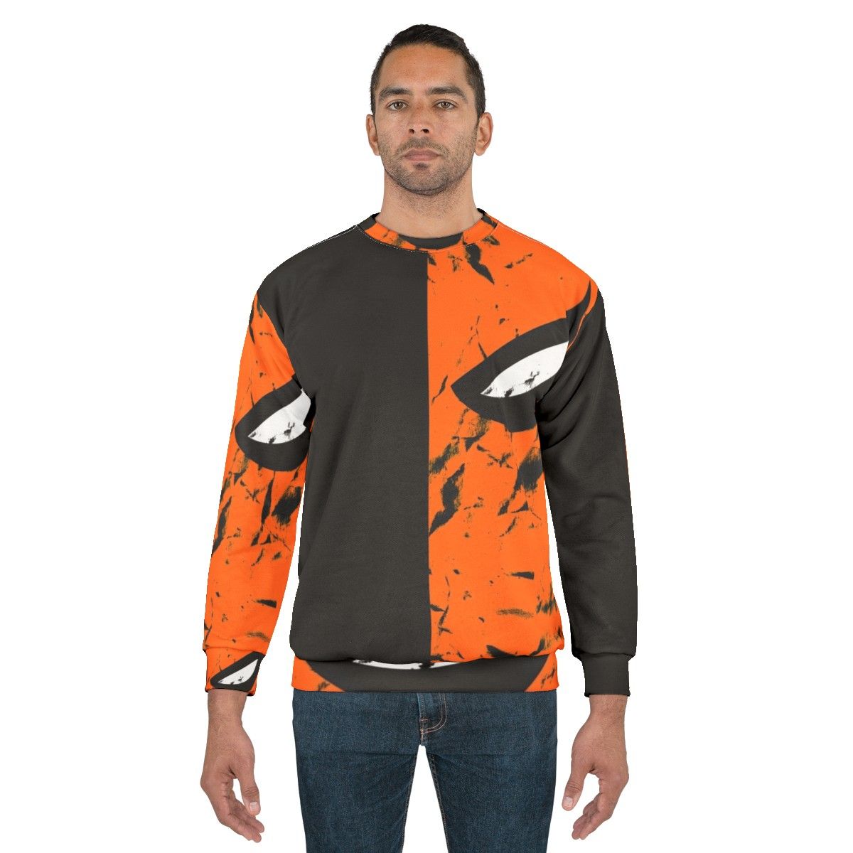 Deathstroke Faded DC Comics Supervillain Sweatshirt - men