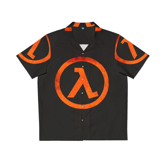 Geek Retro Gaming Half Life Rust Logo Hawaiian Shirt