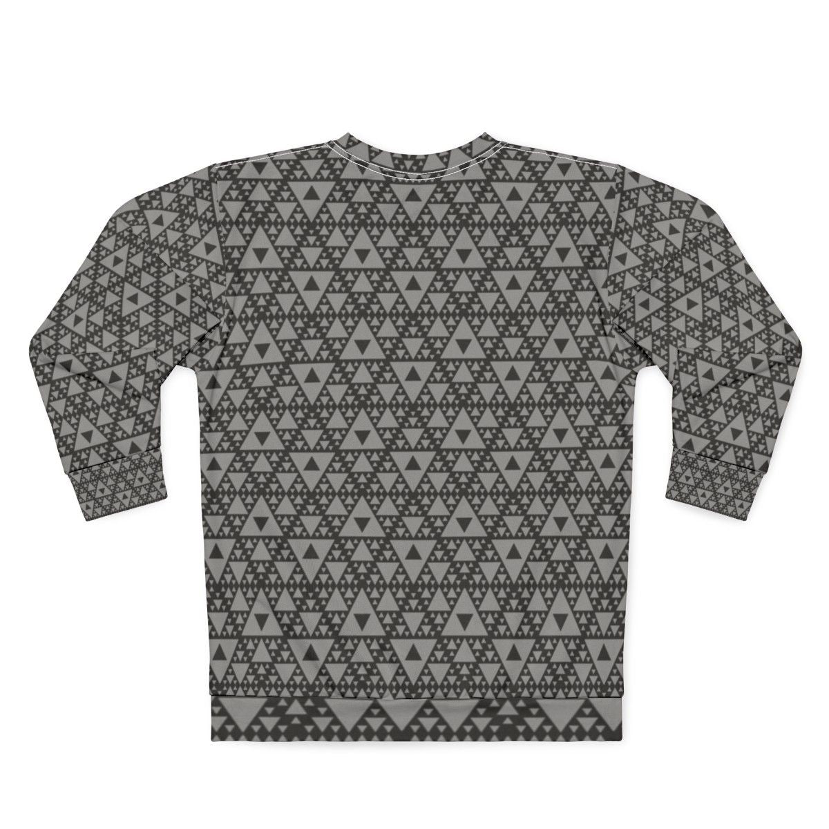 Motion Capture Triangle Pattern Sweatshirt - Back