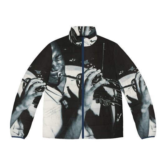 Clifford Brown Puffer Jacket featuring the renowned jazz trumpeter and composer