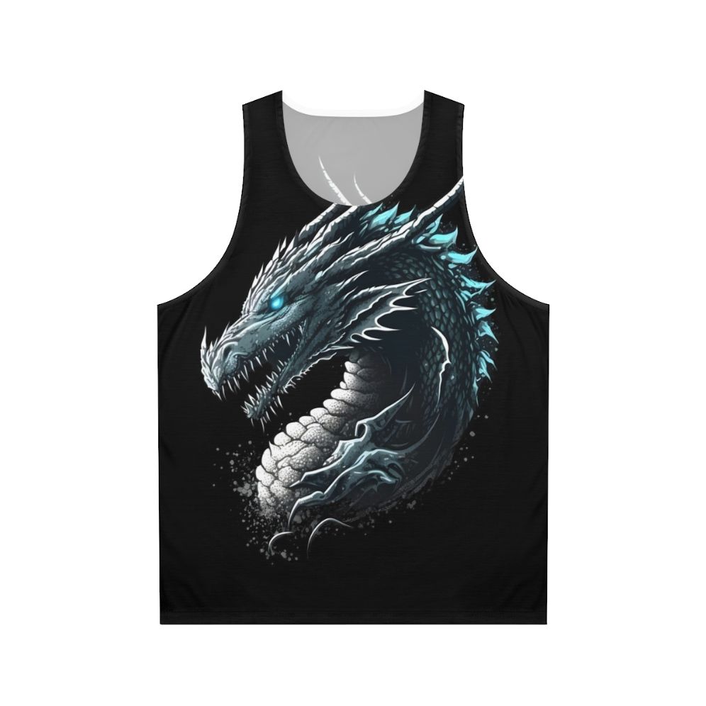 Fantasy dragon unisex tank top