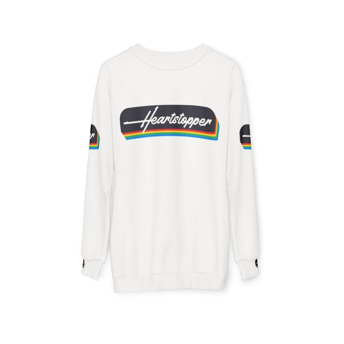 Heartstopper Pride Sweatshirt - hanging