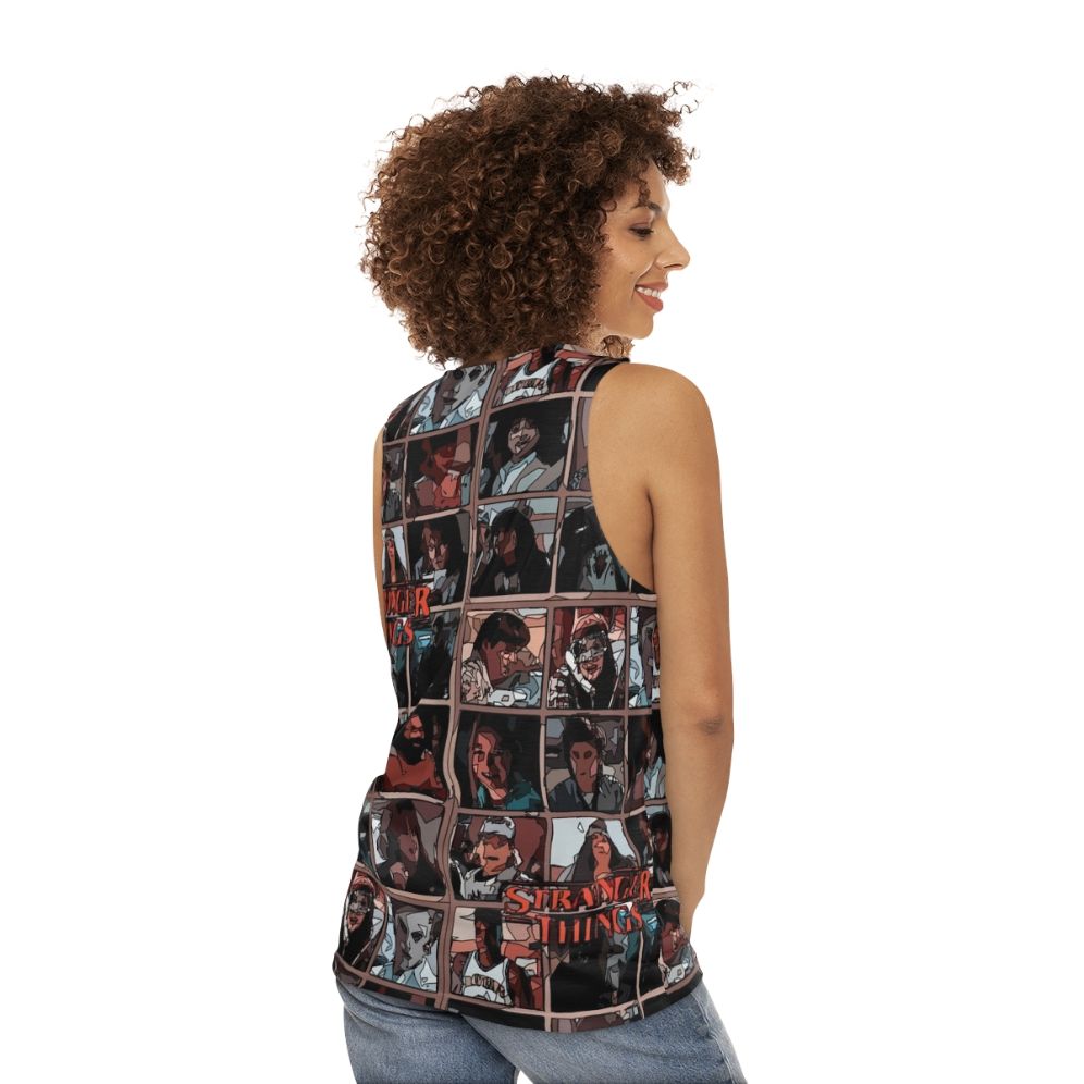 Stranger Things Fan Art Unisex Tank Top - women back