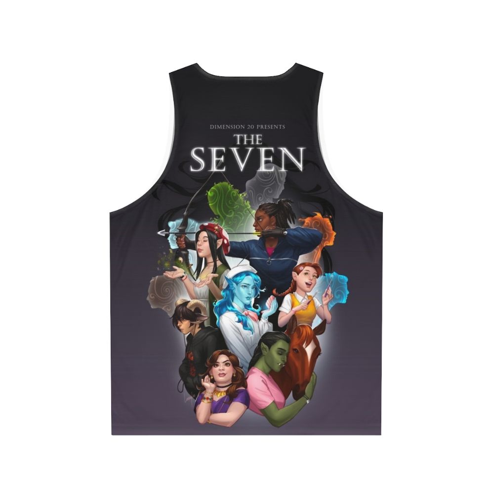 Dimension20 The Seven Maidens Unisex Fantasy Art Tank Top - Back