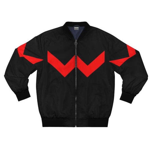 Wonderful Wonder Man Bomber Jacket in comic book style