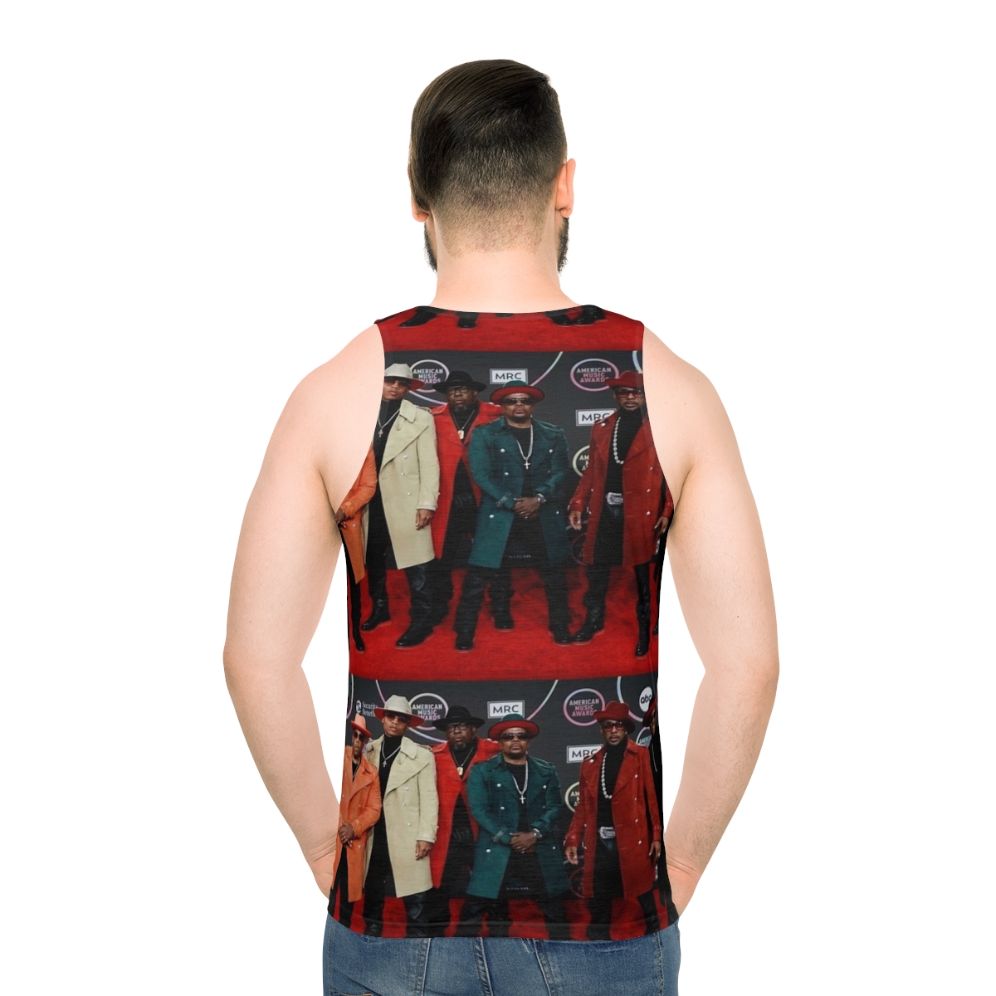 new edition unisex 90s r&b inspired tank top - men back