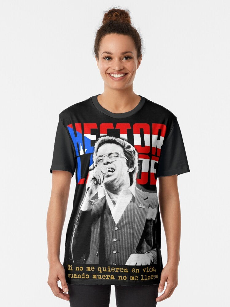 Hector Lavoe Latin Salsa Graphic T-Shirt - Women