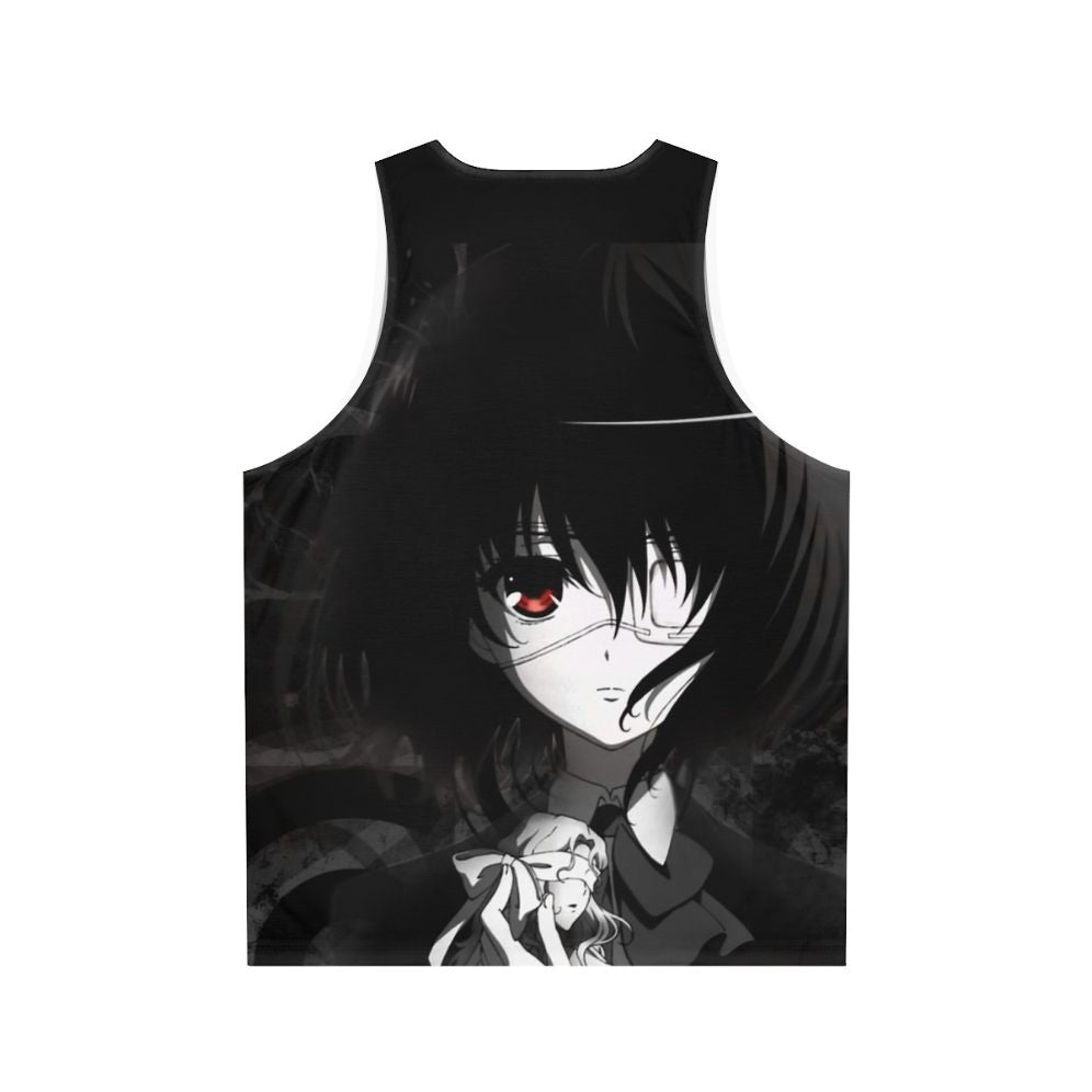 Unisex horror history mystery anime tank top - Back