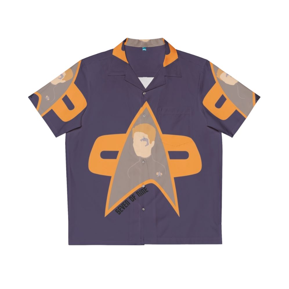 7 of 9 Star Trek Voyager Hawaiian Shirt