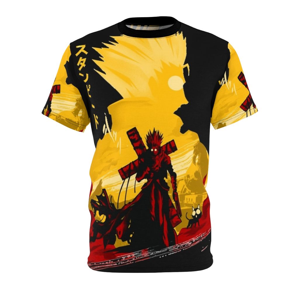 Humanoid Typhoon inspired graphic t-shirt featuring a stylized anime-style design