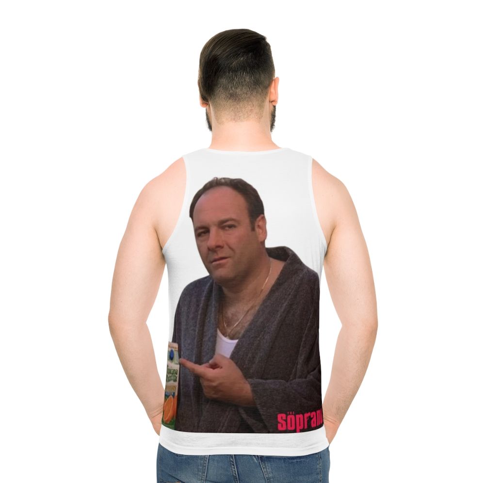 Tony Soprano Unisex Tank Top - men back