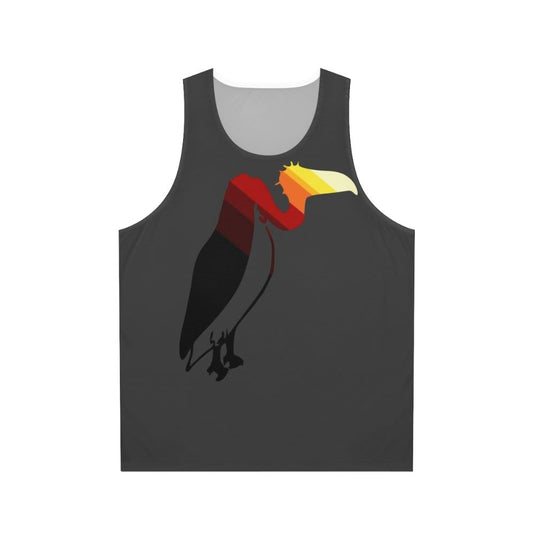 Legendary vulture graphic tank top