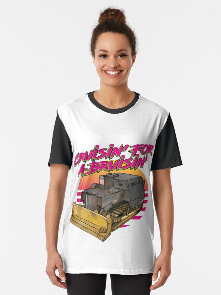 Cruisin for a Bruisin Killdozer Funny Graphic Tee - Women