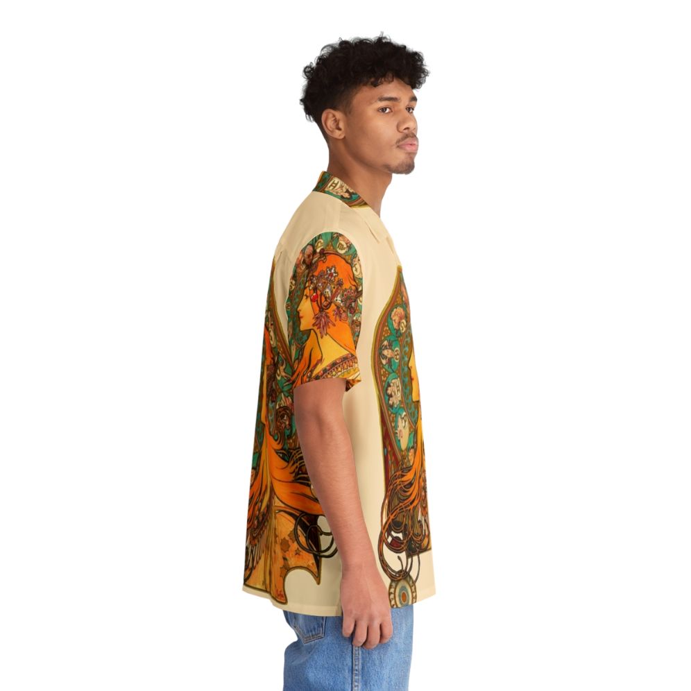 Zodiac 1896 Alphonse Mucha Inspired Hawaiian Shirt - People Pight