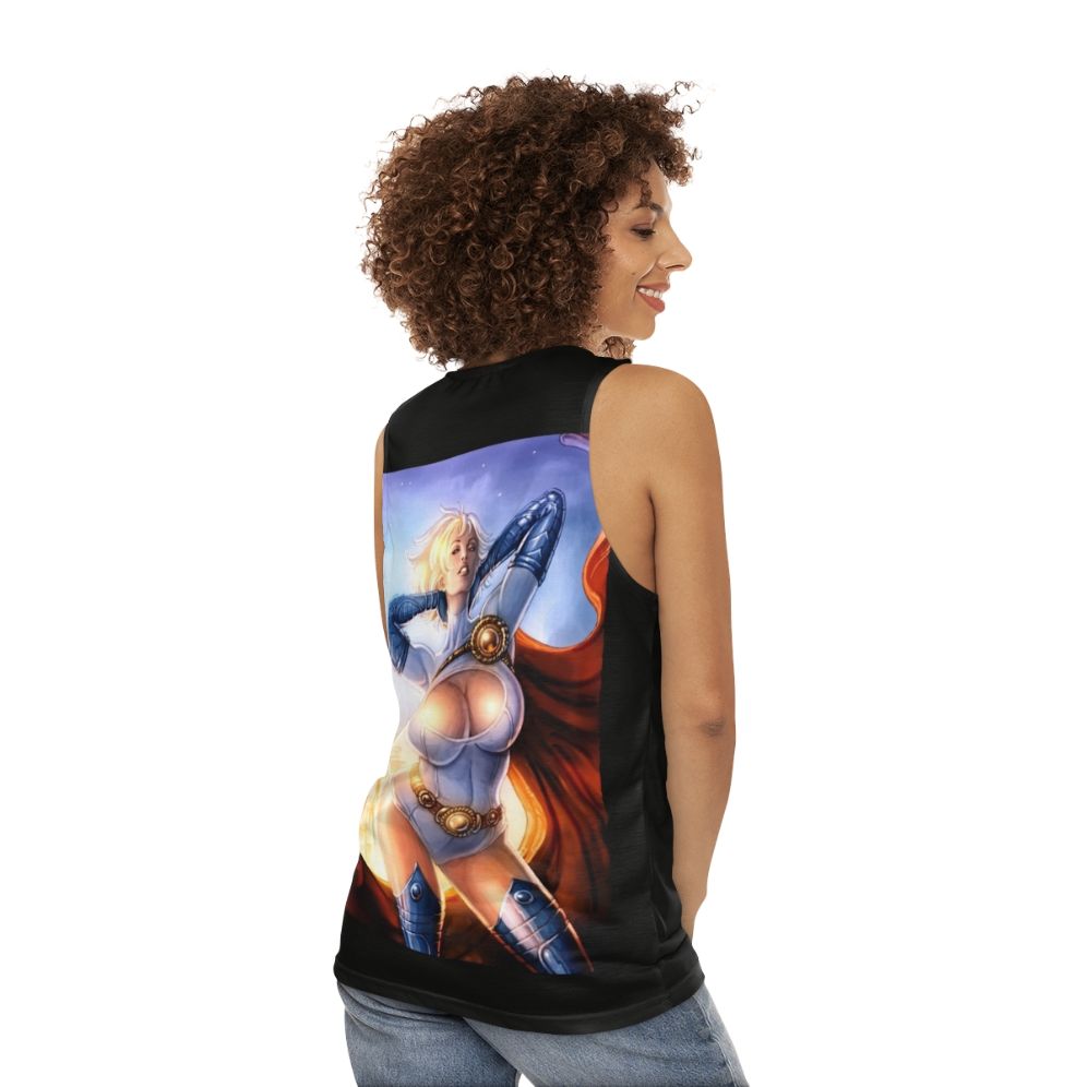 Unisex Sunrise Tank Top - women back