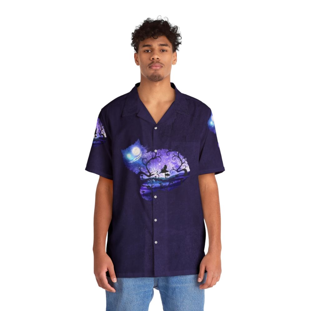 "We Are All Mad Here" Alice in Wonderland-inspired Hawaiian Shirt - People Front