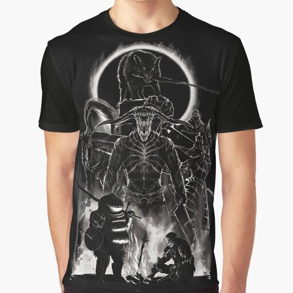 Firelink Shrine Dark Souls Graphic T-Shirt