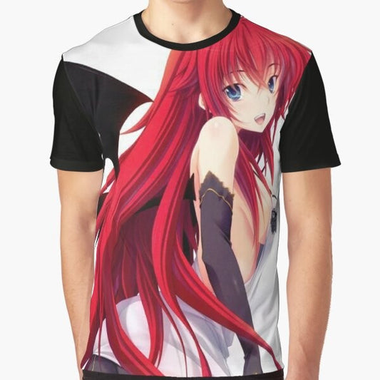 Rias Gremory Anime Graphic T-Shirt, Highschool DxD Merchandise