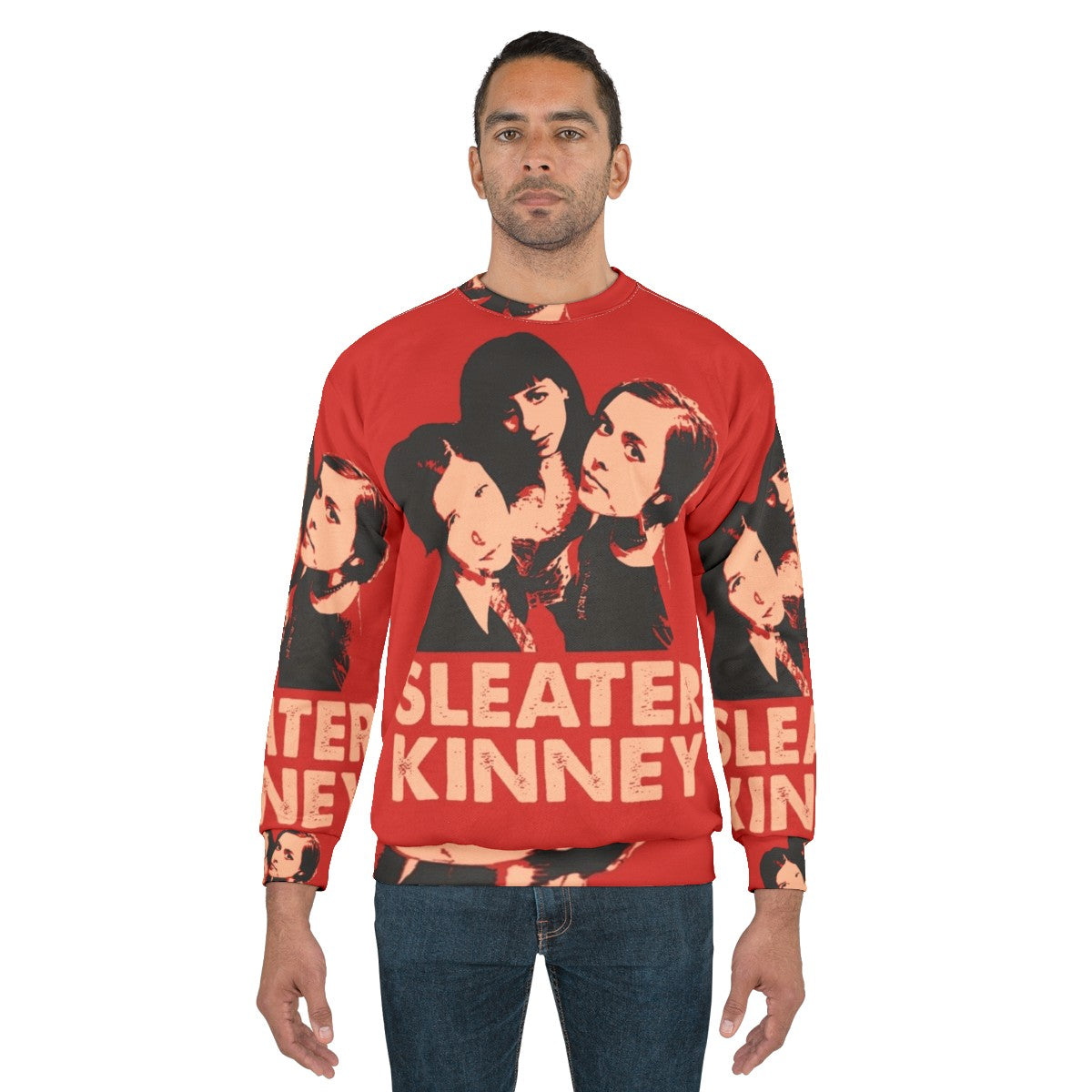 Sleater-Kinney Punk Rock Band Sweatshirt - men