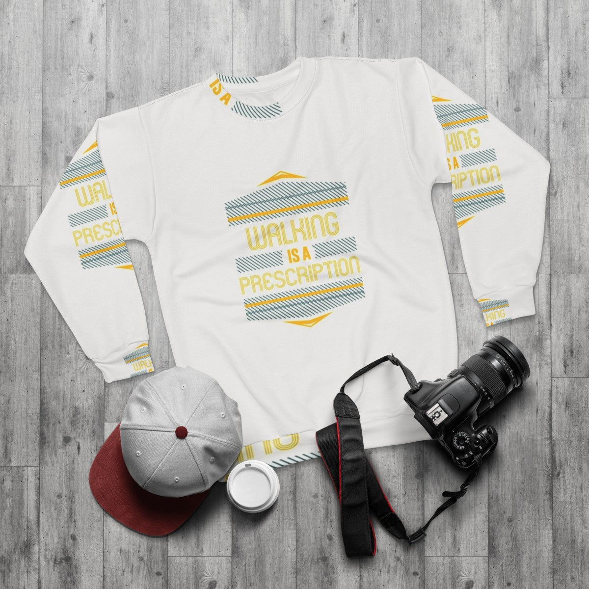 Hobbies Enthusiast Walking Sweatshirt - flat lay