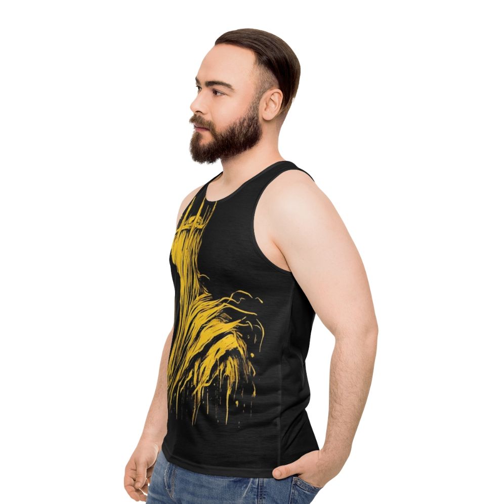 Hastur The King In Yellow Unisex Horror Tank Top - men side