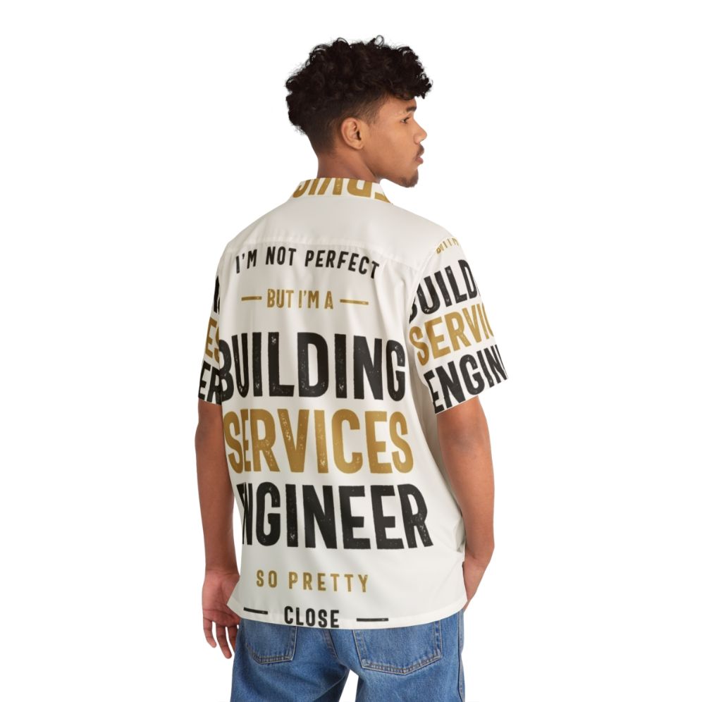 Building Services Engineer Hawaiian Shirt with Hawaii-Inspired Pattern - People Back