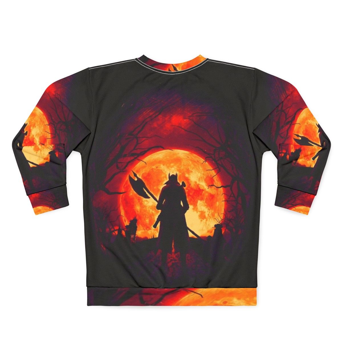 Bloodborne Blood Moon Sweatshirt - Back