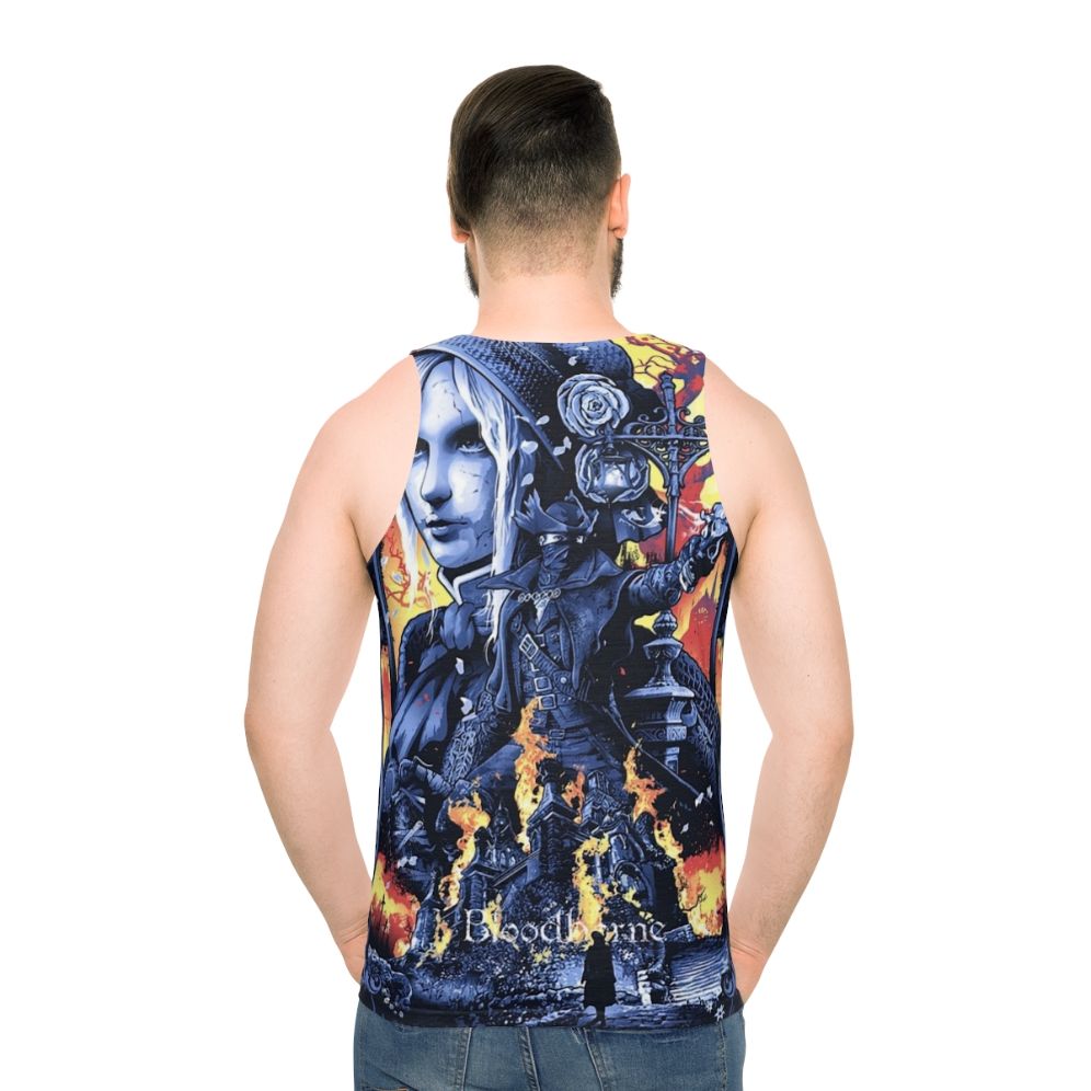 Bloodborne Unisex Tank Top - men back