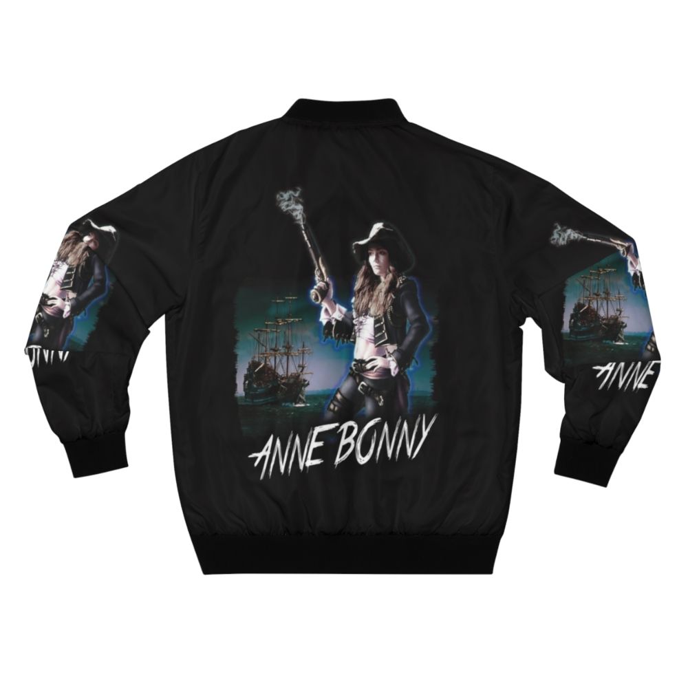 Anne Bonny Bomber Jacket - Powerful Pirate Queen Bomber Coat - Back