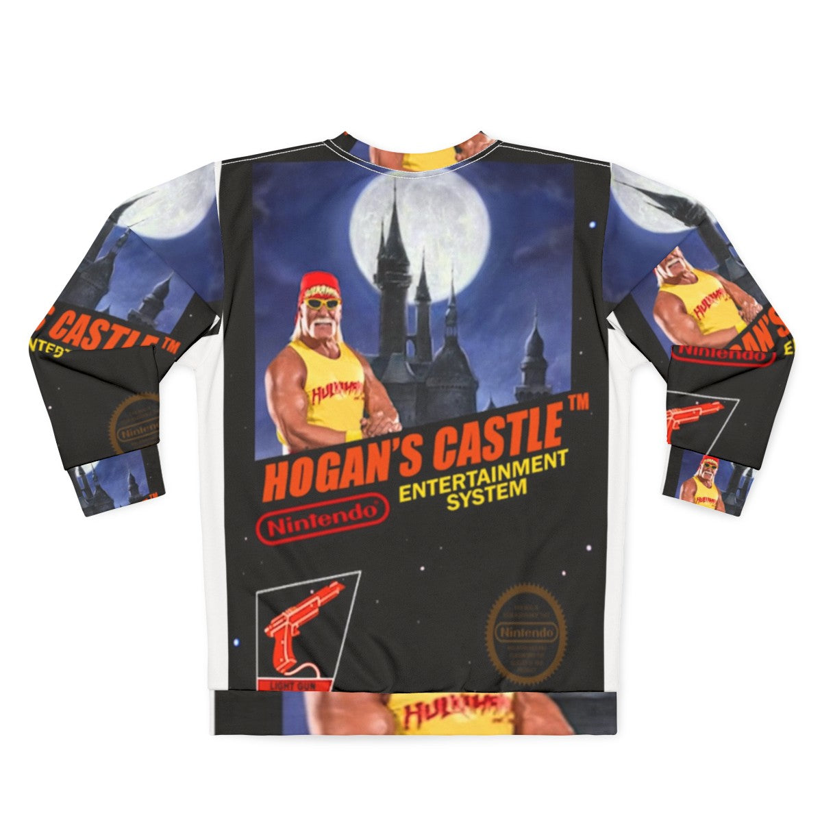 Hogan's Castle Sweatshirt featuring Beeg Yoshi from Videogamedunkey - Back