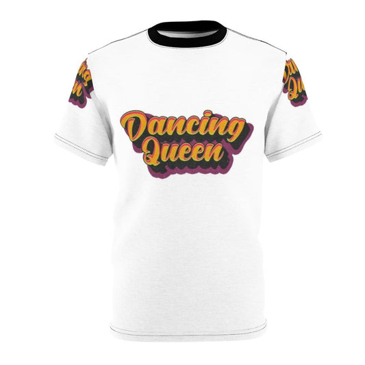 Colorful dancing queen inspired t-shirt design