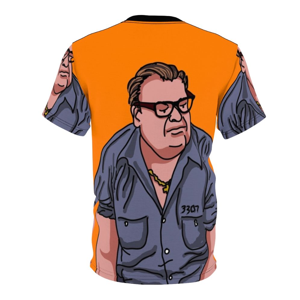 Scared Straight Rap Sheet Matt Foley Inspired T-Shirt - Back