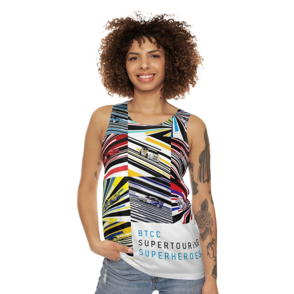 Supertouring Superheroes Unisex Tank Top - women